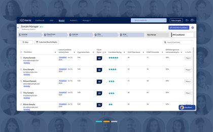 Candidate results are easier than ever to review with Criteria's updated results page