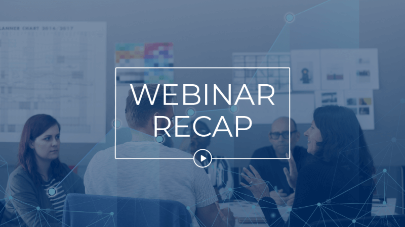 webinar recap winning teams